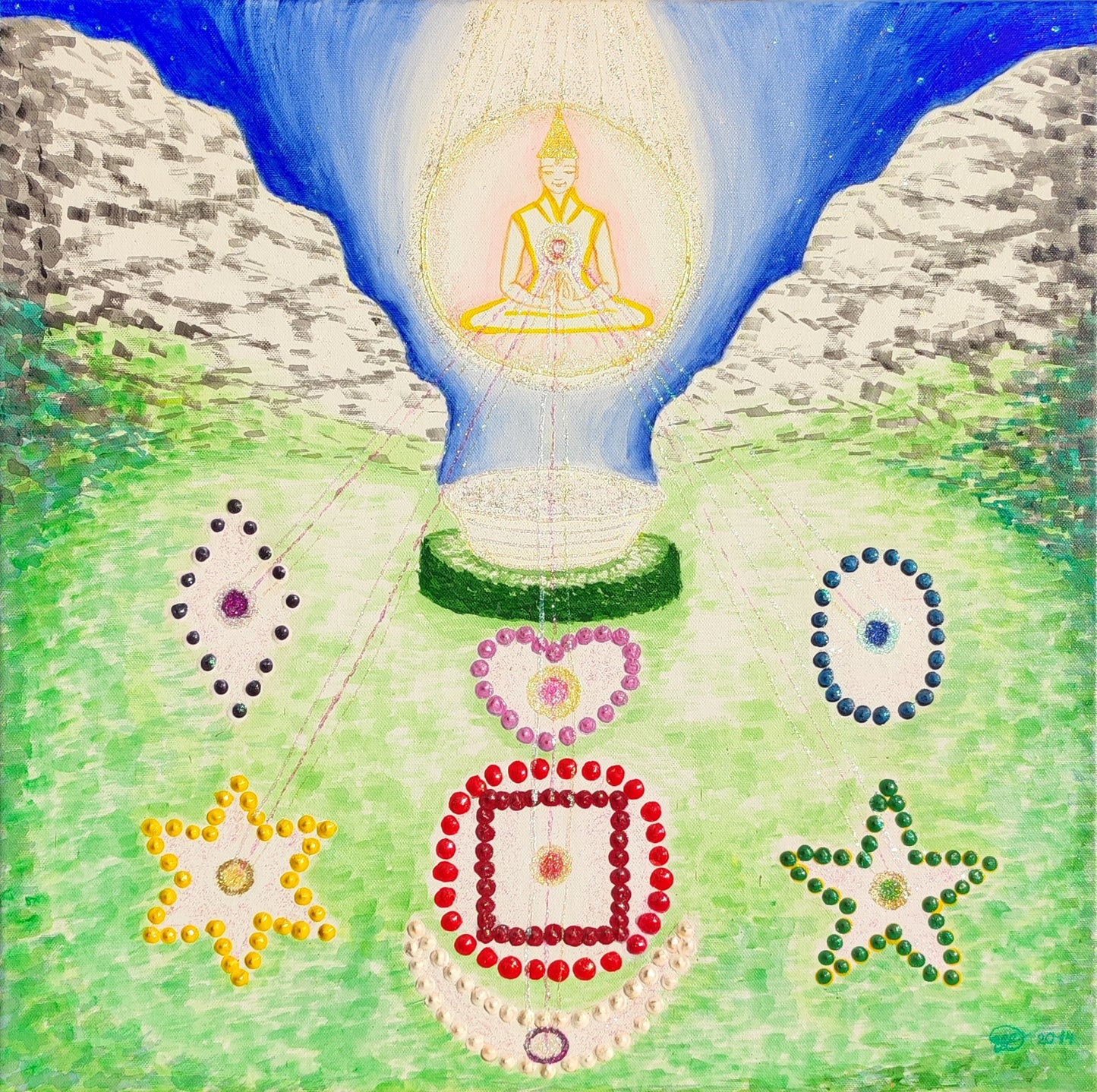 The arrival of the Buddha